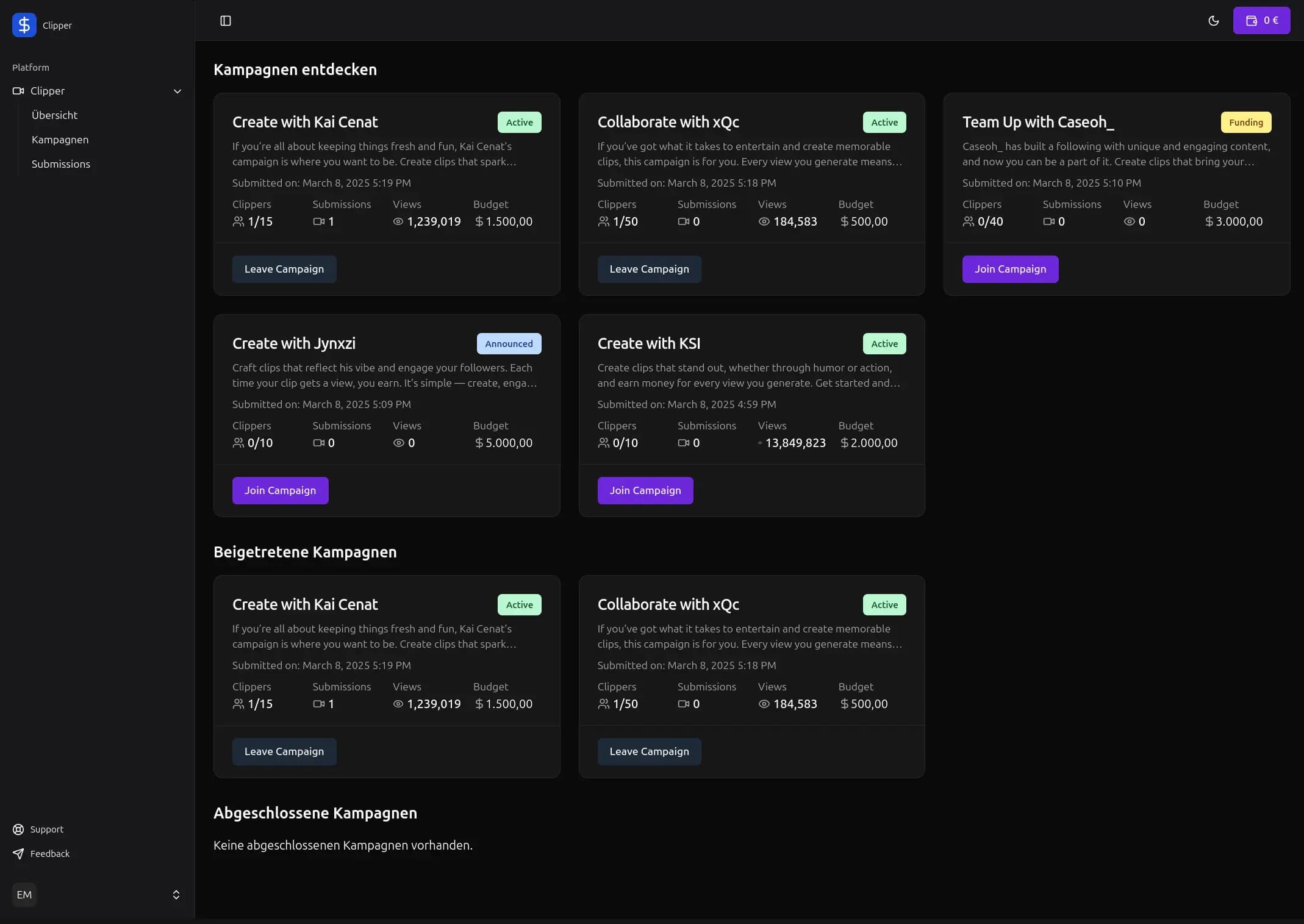 Full Control Over Payouts